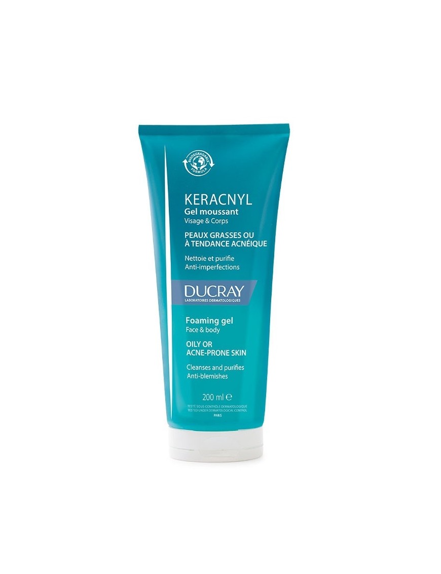 DUCRAY KERACNYL GEL MOUSSANT 200ML