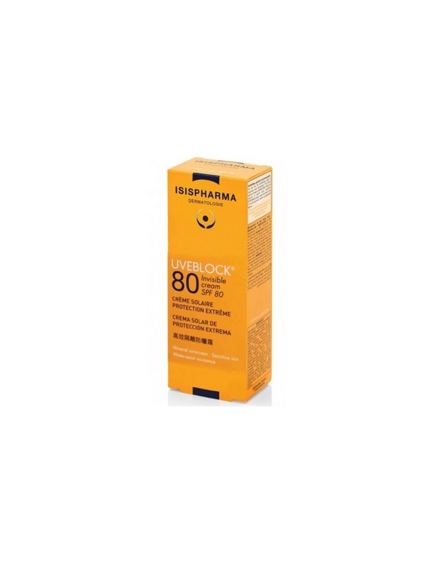 ISISPHARMA UVEBLOCK 80 INVISIBLE 40ML