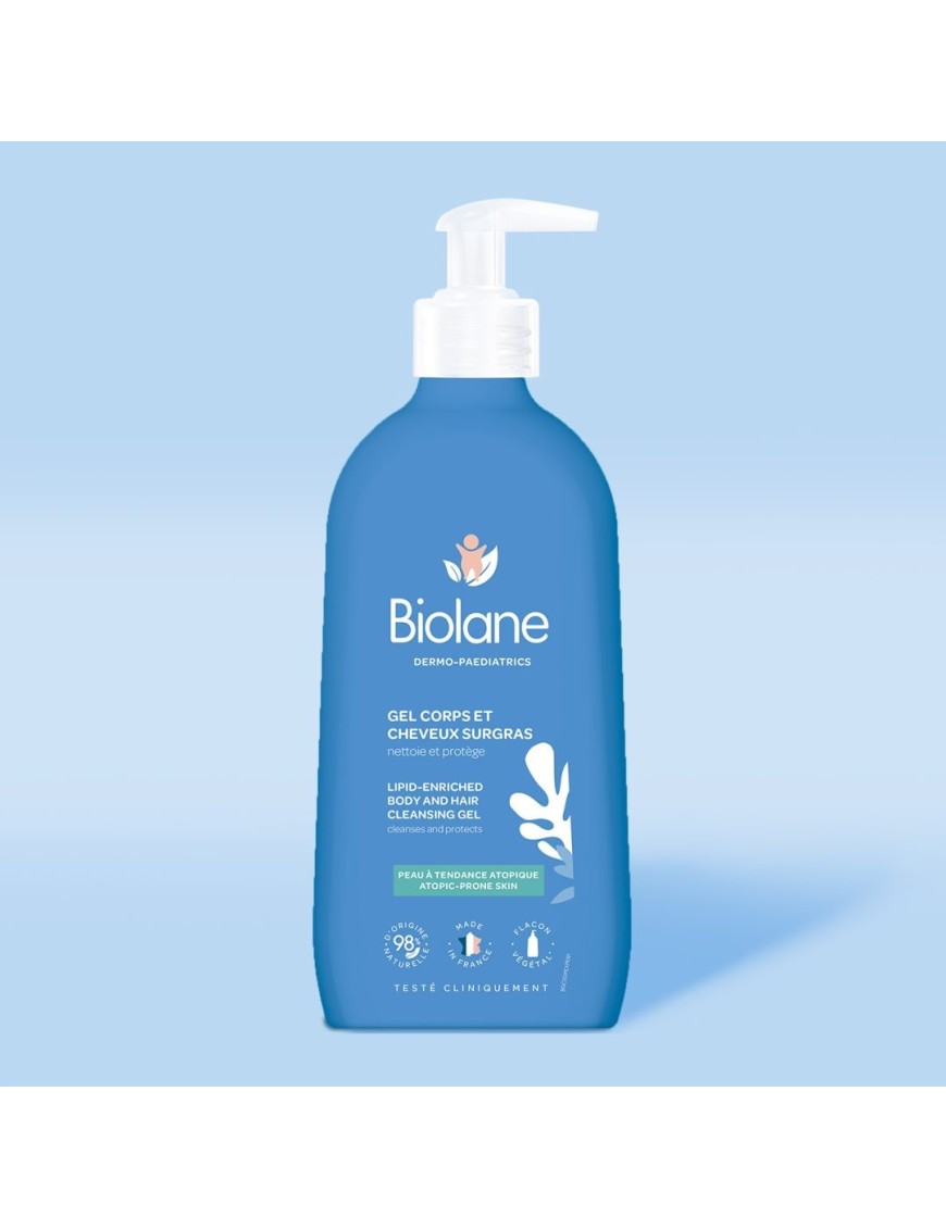 BIOLANE GEL CORPS ET CHEVEUX 350ML