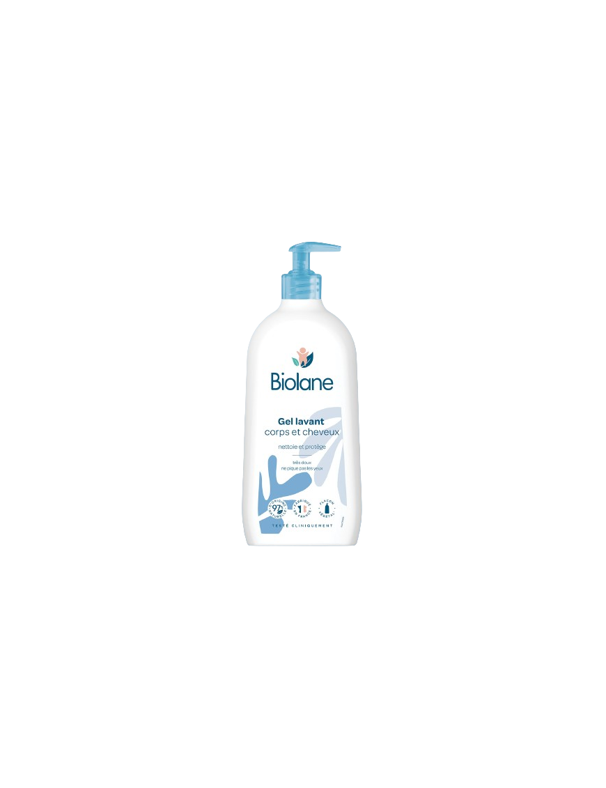 BIOLANE GEL LAVANT CORPS CHEVEUX 750ML