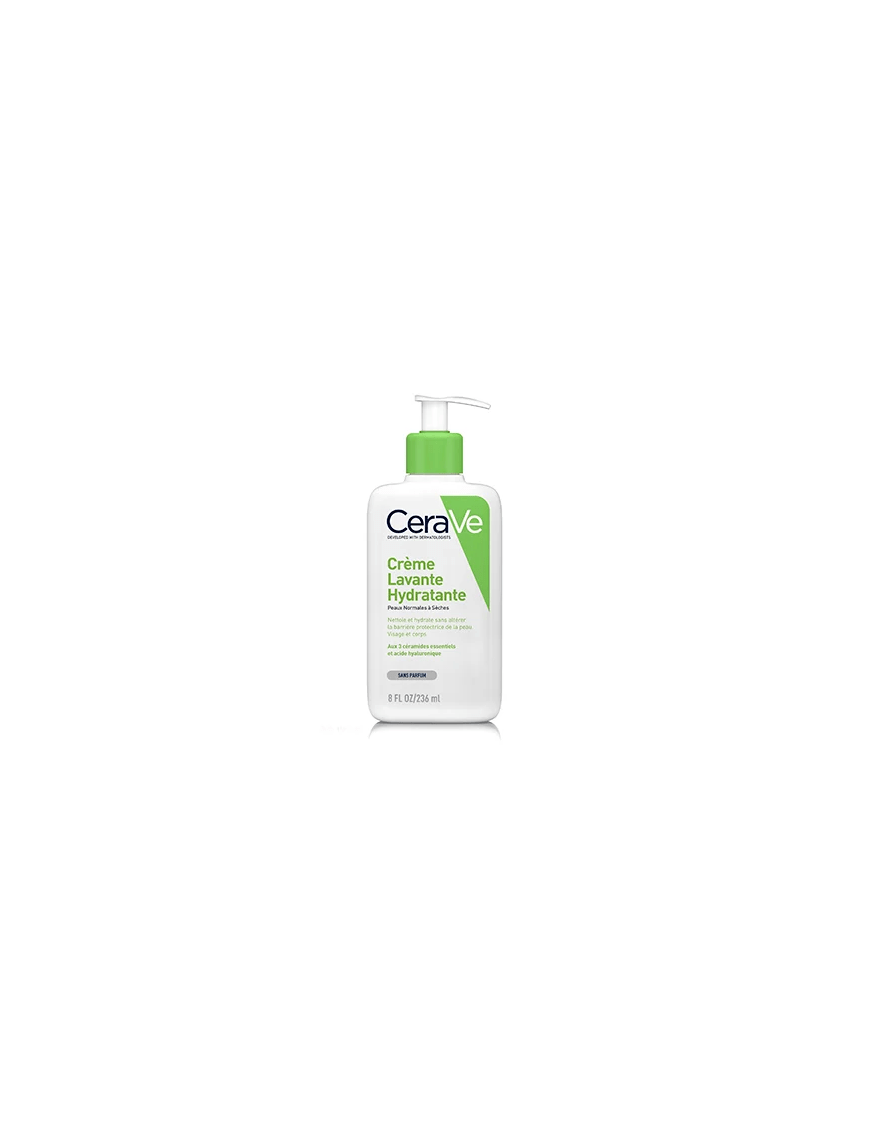 CREME LAVANTE HYDRATANTE PEAUX NORMALES A SECHES CERAVE 236ML