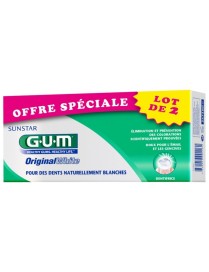 GUM ORIGINAL WHITE DENTIFRICE OFFRE PROMO T/75ML