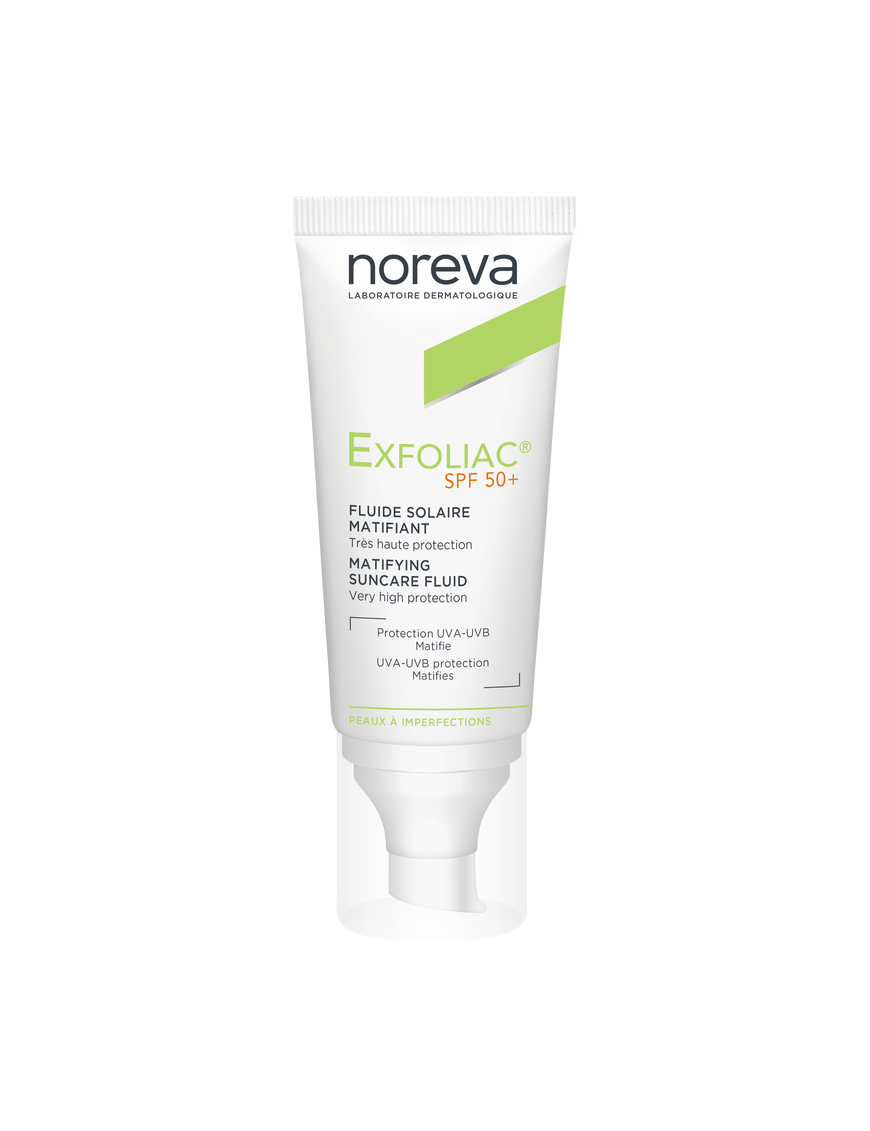 NOREVA EXFOLIAC FLUIDE MATIFIANT SPF50+