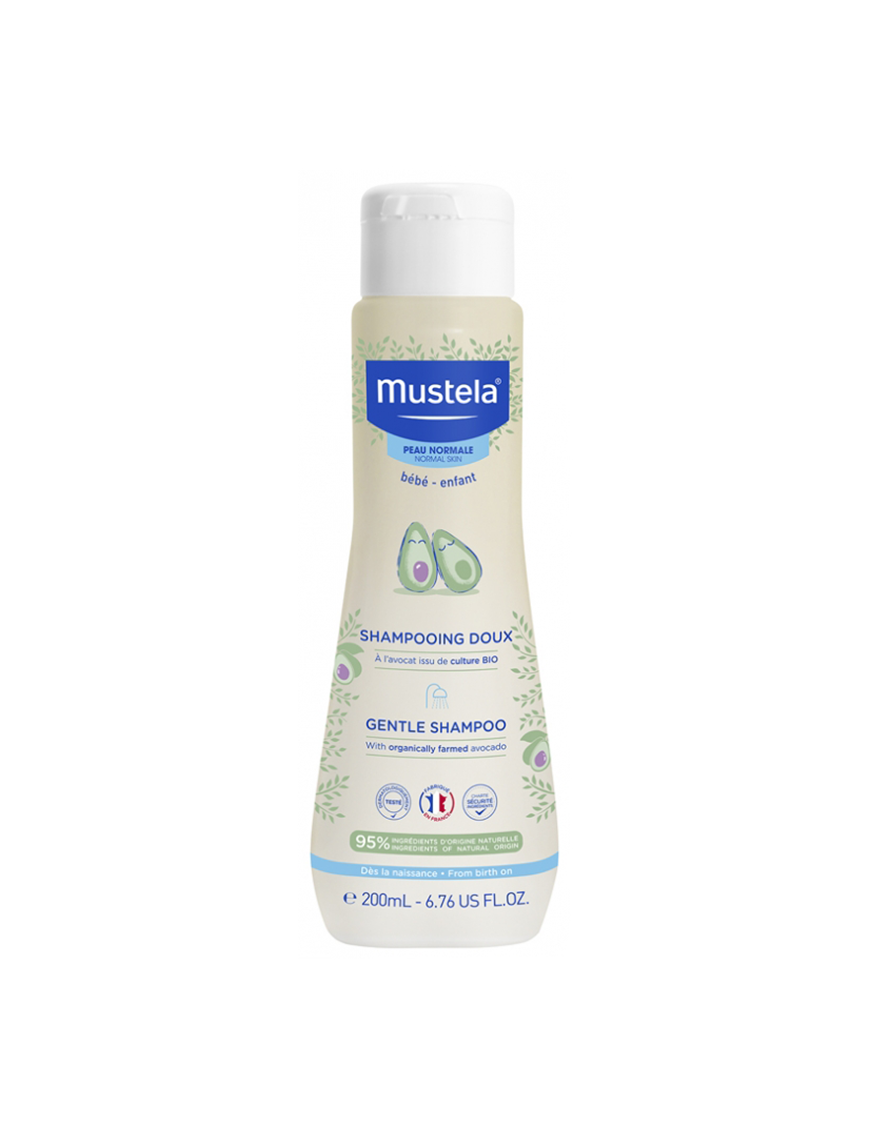 Shampooing Doux 200ml Mustela | Pour Bébé et Peau Sensible