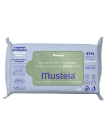 Lingettes Nettoyantes Avocat 60 Mustela | Peau Douce Bébé