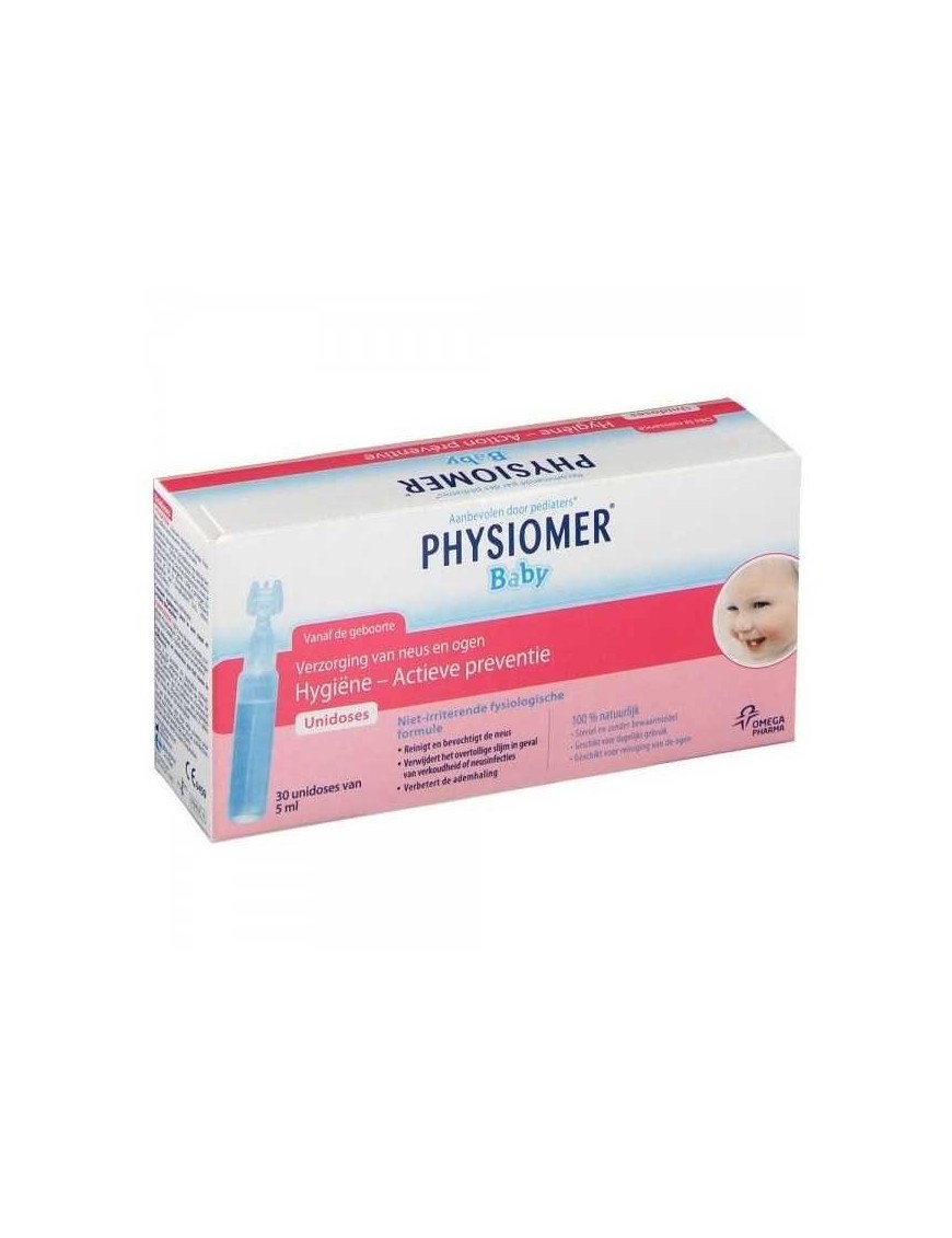 Physiomer Unidoses | Nettoyage Nasal Doux pour Bébés et Adultes