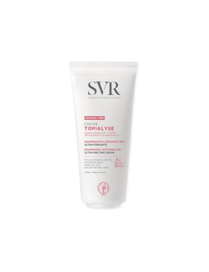 Topialyse Crème Émoliente 200ml SVR - Hydratation et Confort