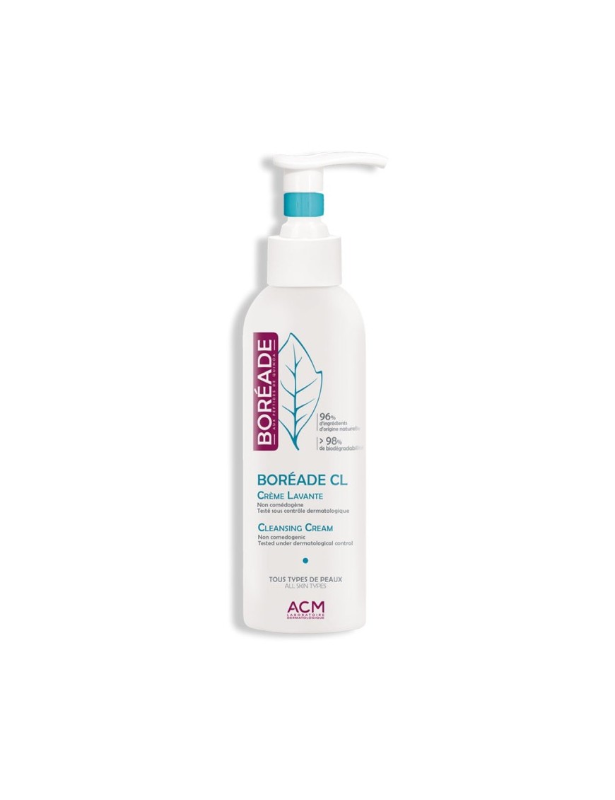 Boréade Crème Lavante 200ml - Nettoyant Doux Peaux Sensibles ACM