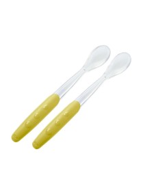 2 CUILLERES EN SILICONE NUK 4-6MOIS