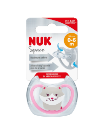 NUK Sucette Space 0-6 Mois pour Bébé - Confort et Respiration