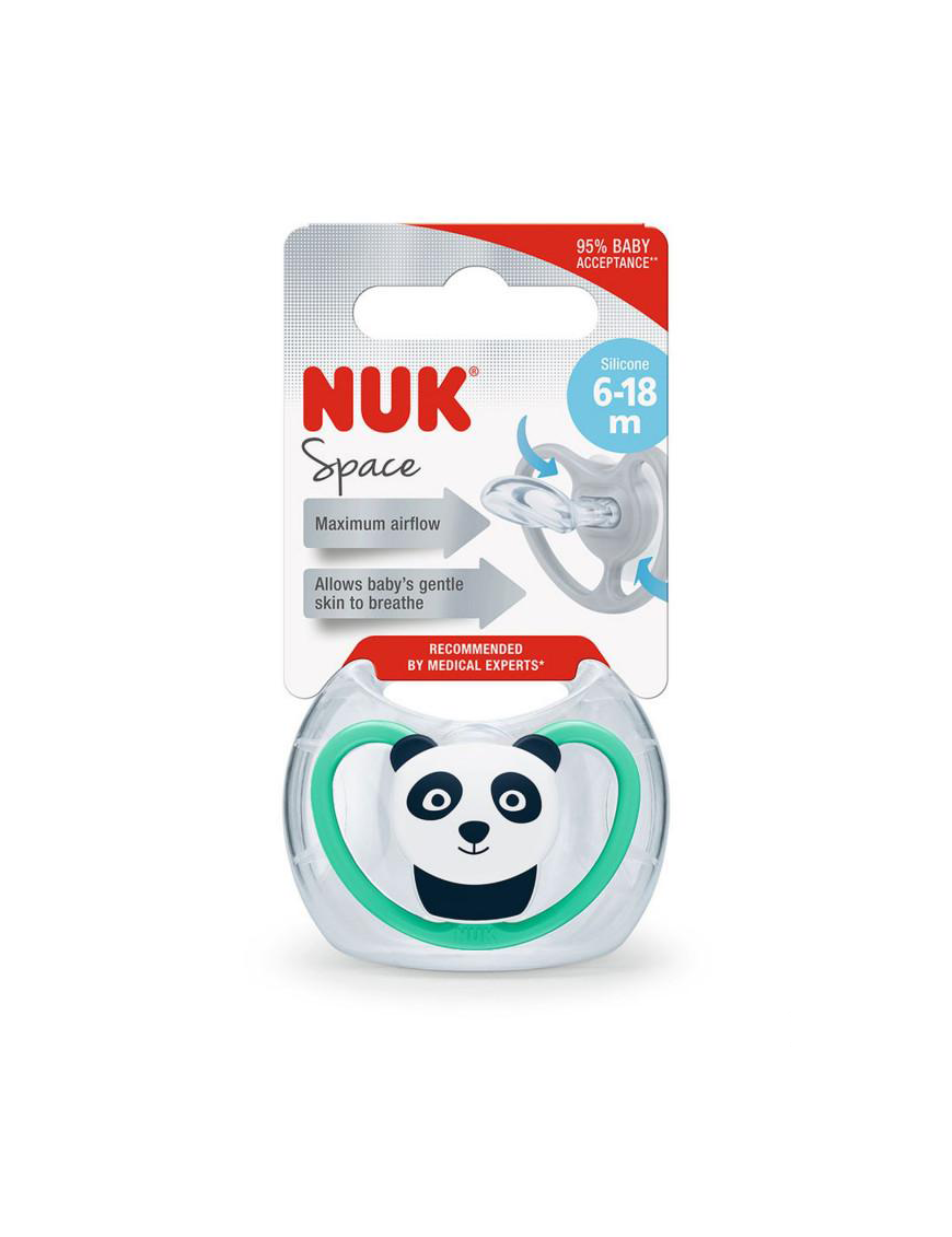 NUK Sucette Space 6_18 Mois pour Bébé - Confort et Respiration