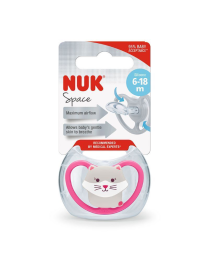 NUK Sucette Space 6_18 Mois pour Bébé - Confort et Respiration