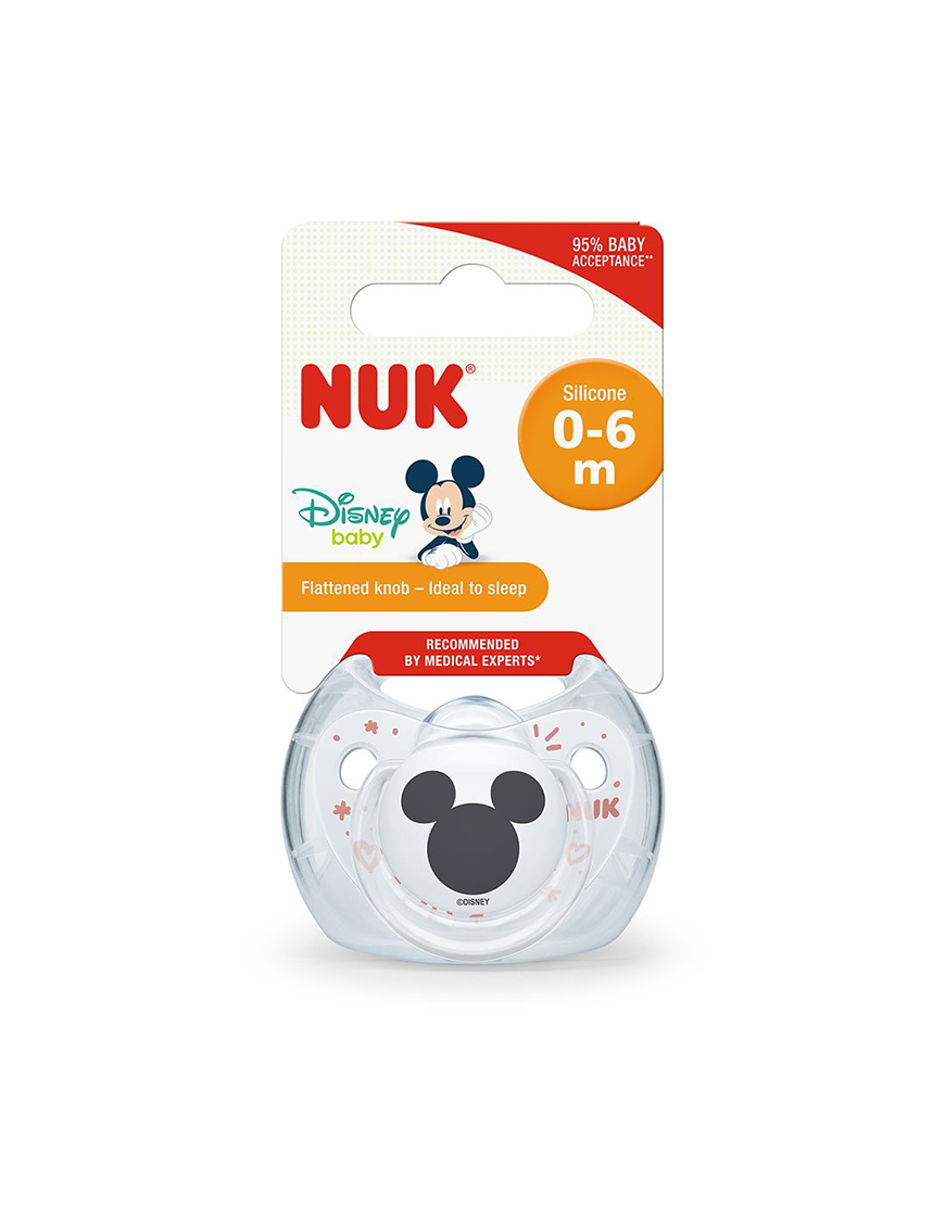 Sucette Disney Mickey 0-6 Mois pour Bébé - Confort NUK