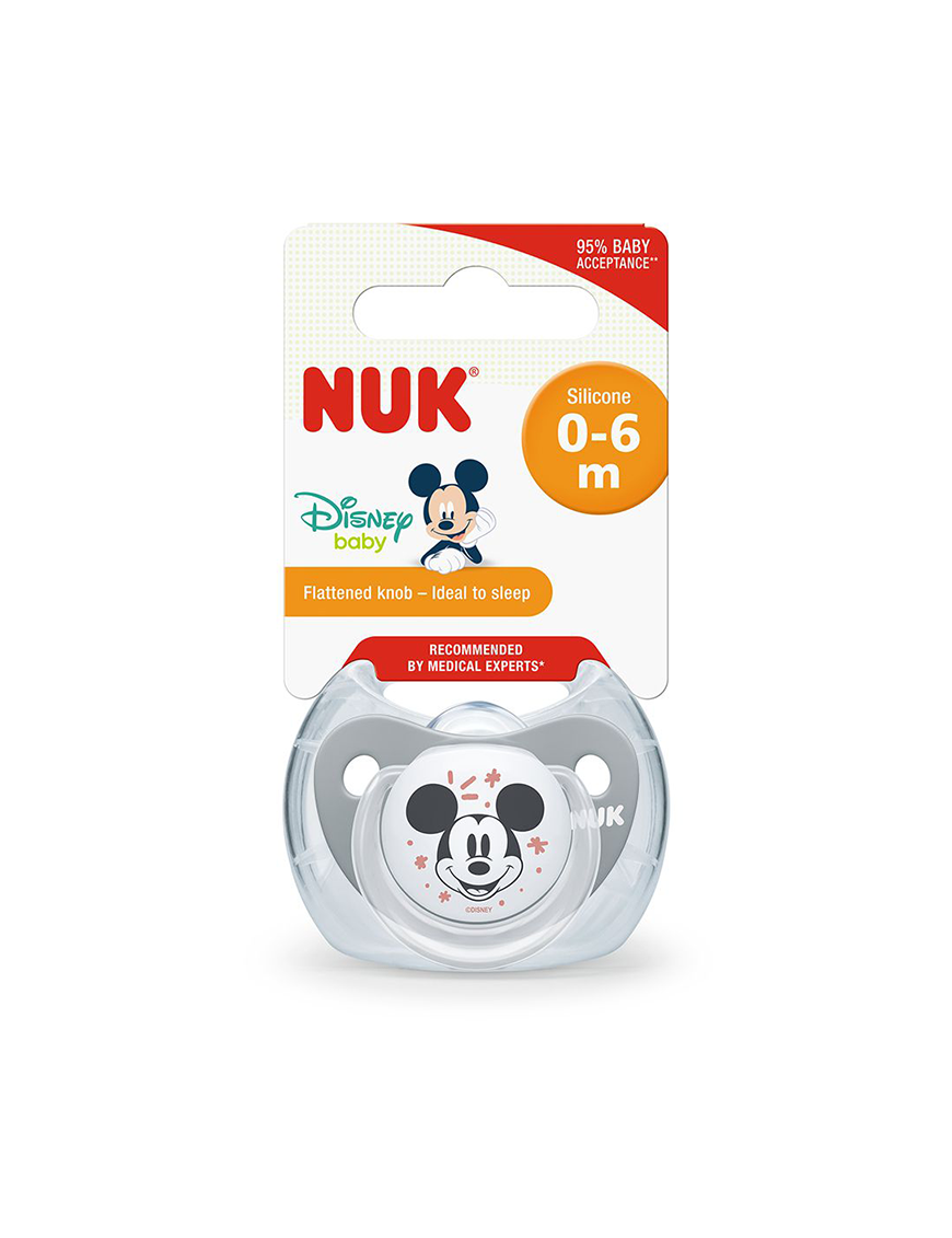 Sucette Disney Mickey 0-6 Mois pour Bébé - Confort NUK