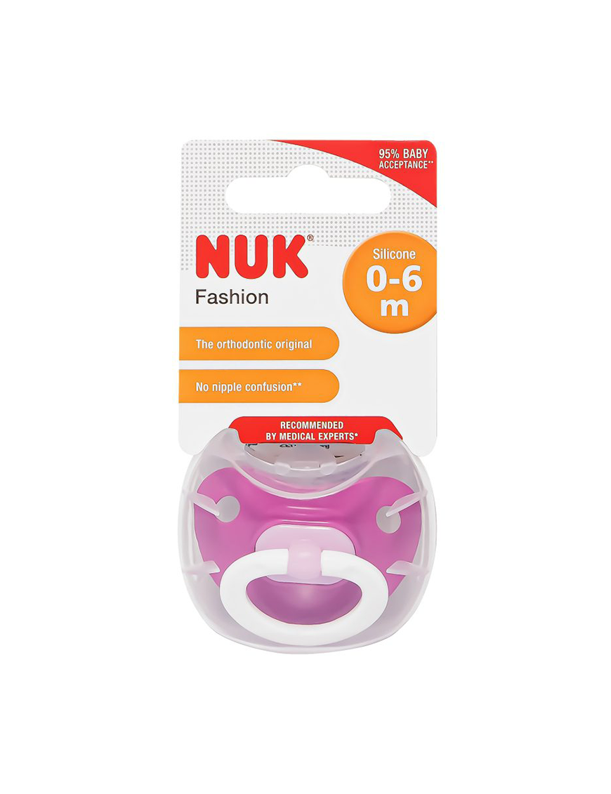 Sucette FASHION  0-6 Mois pour Bébé - Confort NUK