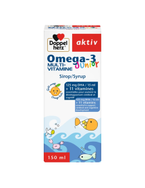 Sirop Omega-3 Multivitamines Junior 150ml de Doppelherz Aktiv. Soutien