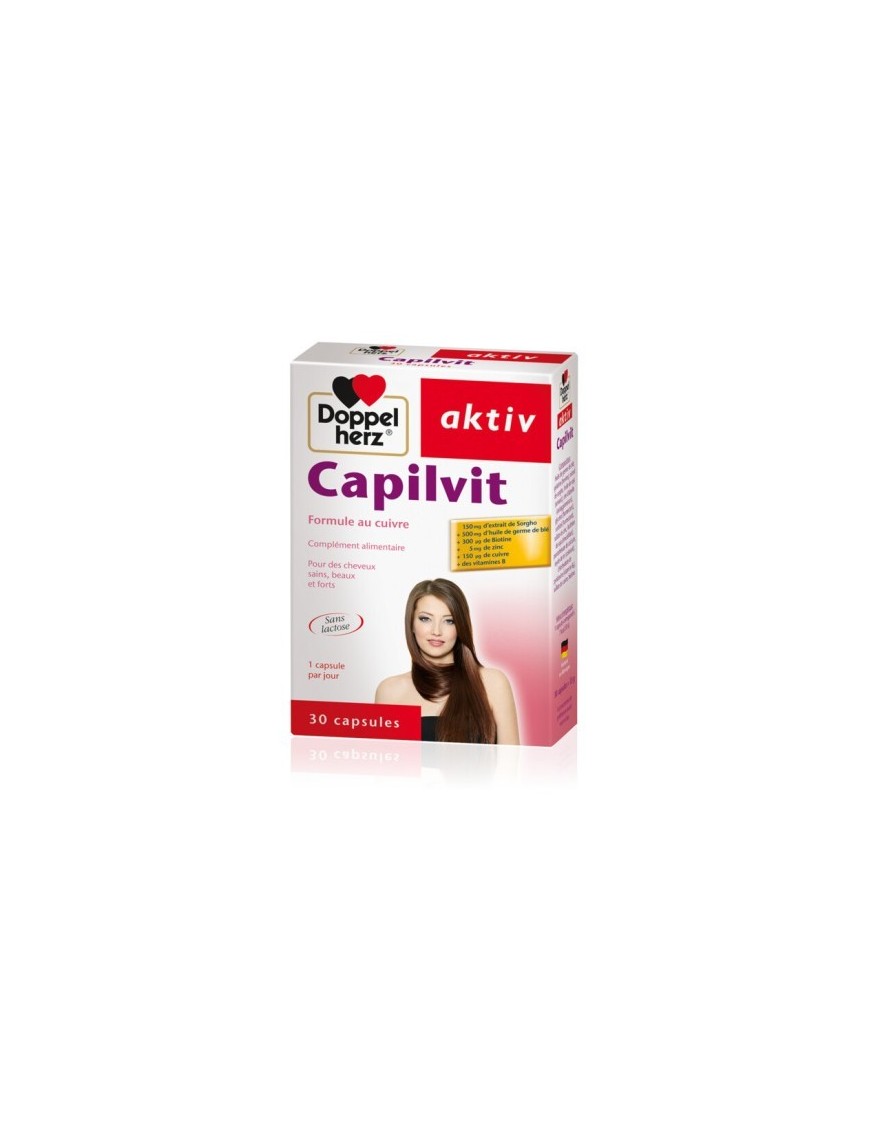 Capilvit 30 Gélules - Santé des Cheveux - Doppelherz Aktiv