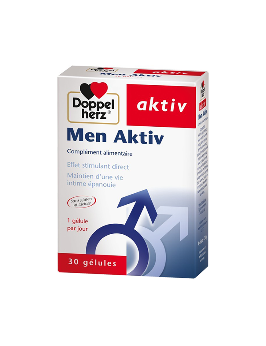 Aktiv Men 30 Gélules - Vitalité Masculine - Doppelherz Aktiv