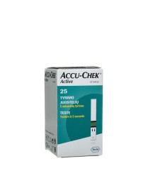 Bandelettes Test Glycémie x25 - Accu-Chek Active