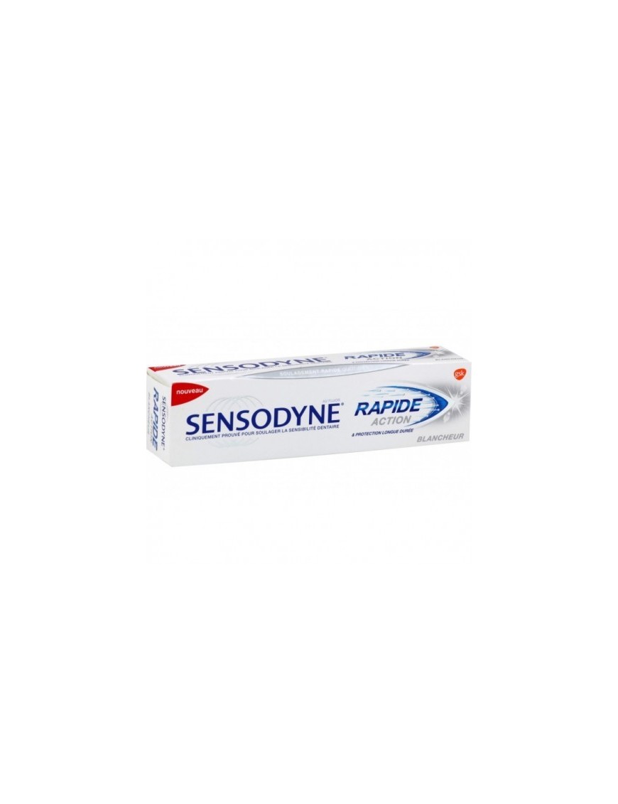 DENTIFRICE SENSODYNE RAPIDE ACTION BLANCHEUR 75ML