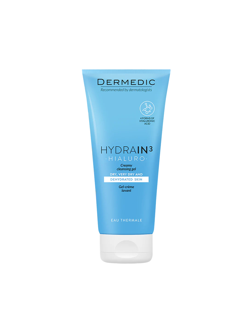 Hydrain3 Gel Nettoyant 200ml - Dermedic : Peau Hydratée et Douce