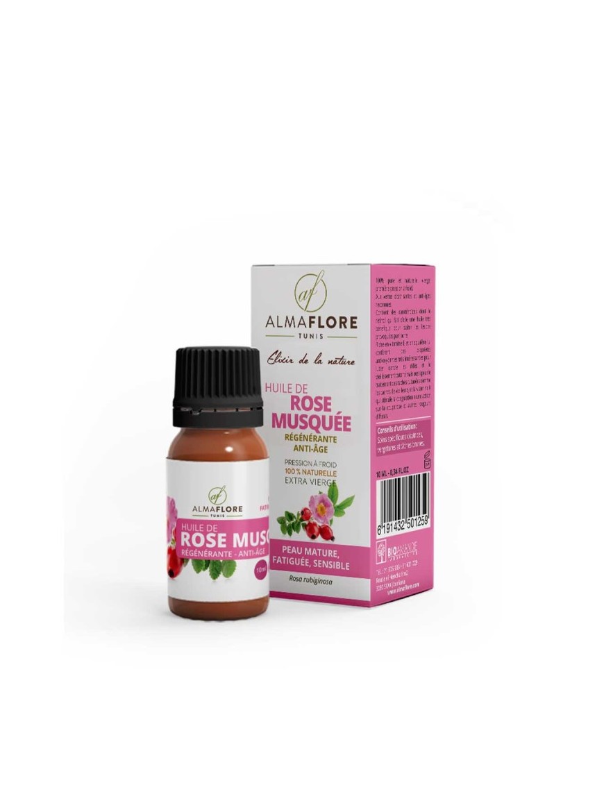 HUILE VEGETALE DE ROSE MUSQUEE  ALMAFLORE 10ML