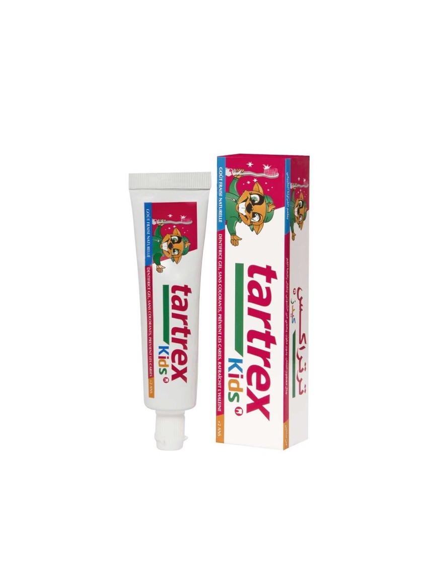 DENTIFRICE POUR ENFANTS PHYTEAL TARTREX KIDS GOUT FRAISE NATURELLE 50ML