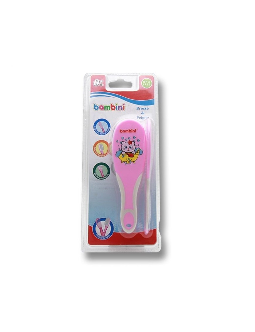 Brosse et Peigne Bambini REF 452 | Soin Capillaire Bébé