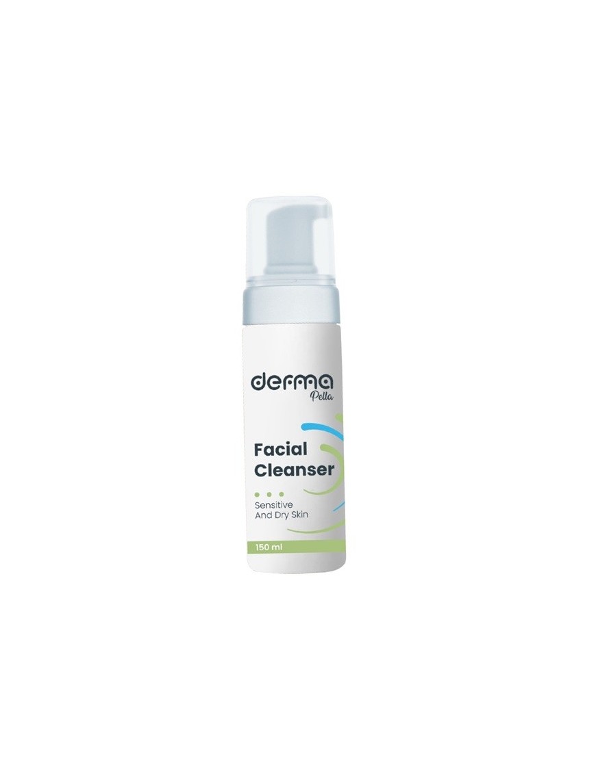 MOUSSE NETTOYANTE PEAUX SENSIBLES ET SECHES DERMA PELLA FACIAL CLEANSER 150ML