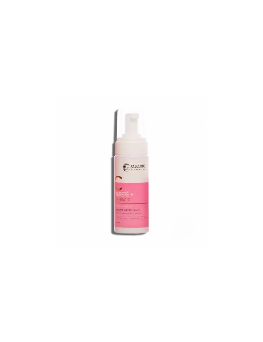 MOUSSE NETTOYANTE ALANIA PURETE + VITAMINE C 150ML