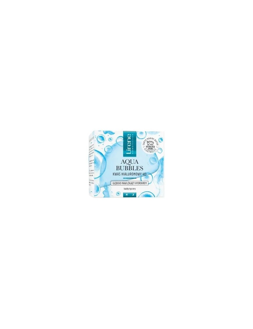 CREME VISAGE HYDRATANTE JOUR ET NUIT LIRENE AQUA BUBBLES HYDRO-GEL 50ML