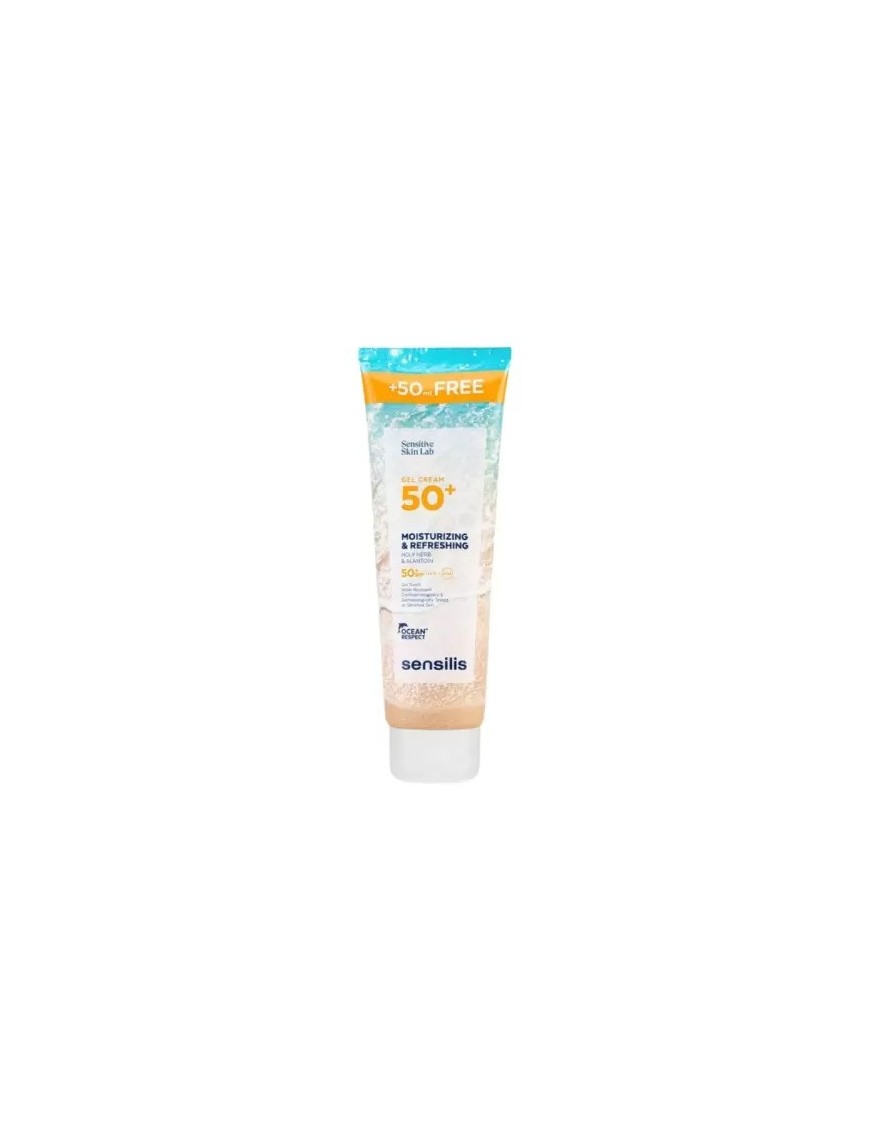LAIT SOLAIRE VISAGE ET CORPS HYDRATANT RAFRAICHISSANT SENSILIS SPF50+ 250ML