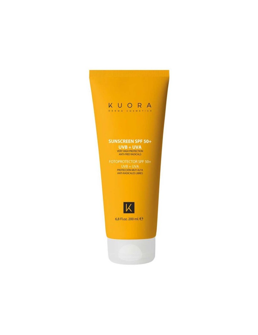 ECRAN SOLAIRE VISAGE ET CORPS KUORA SPF 50+ 200ML