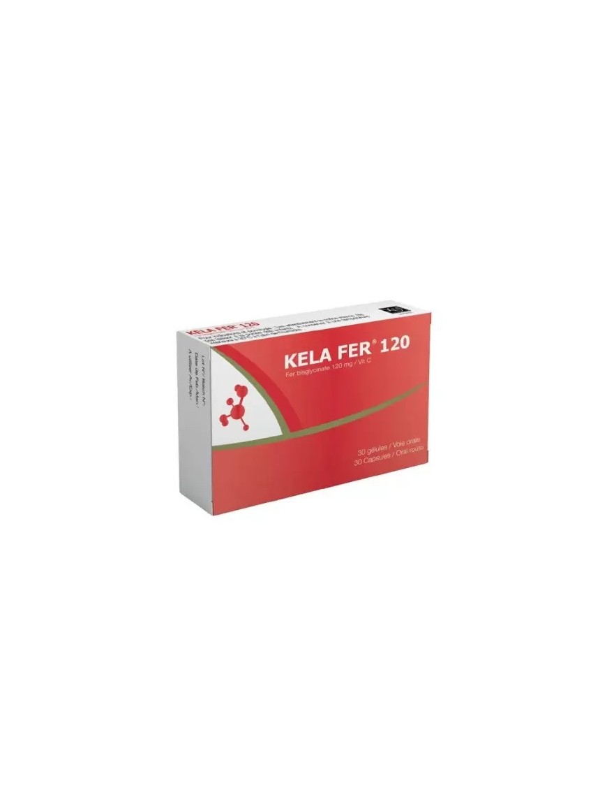 COMPLEMENTS ALIMENTAIRES FER KELA FER 120 30 GELULES