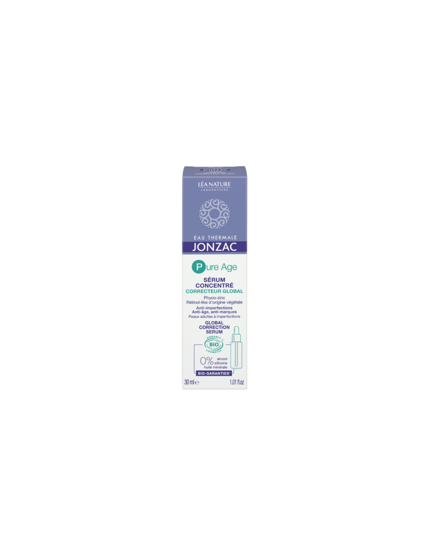 SERUM CONCENTRE CORRECTEUR GLOBAL JONZAC PURE AGE 30 ML