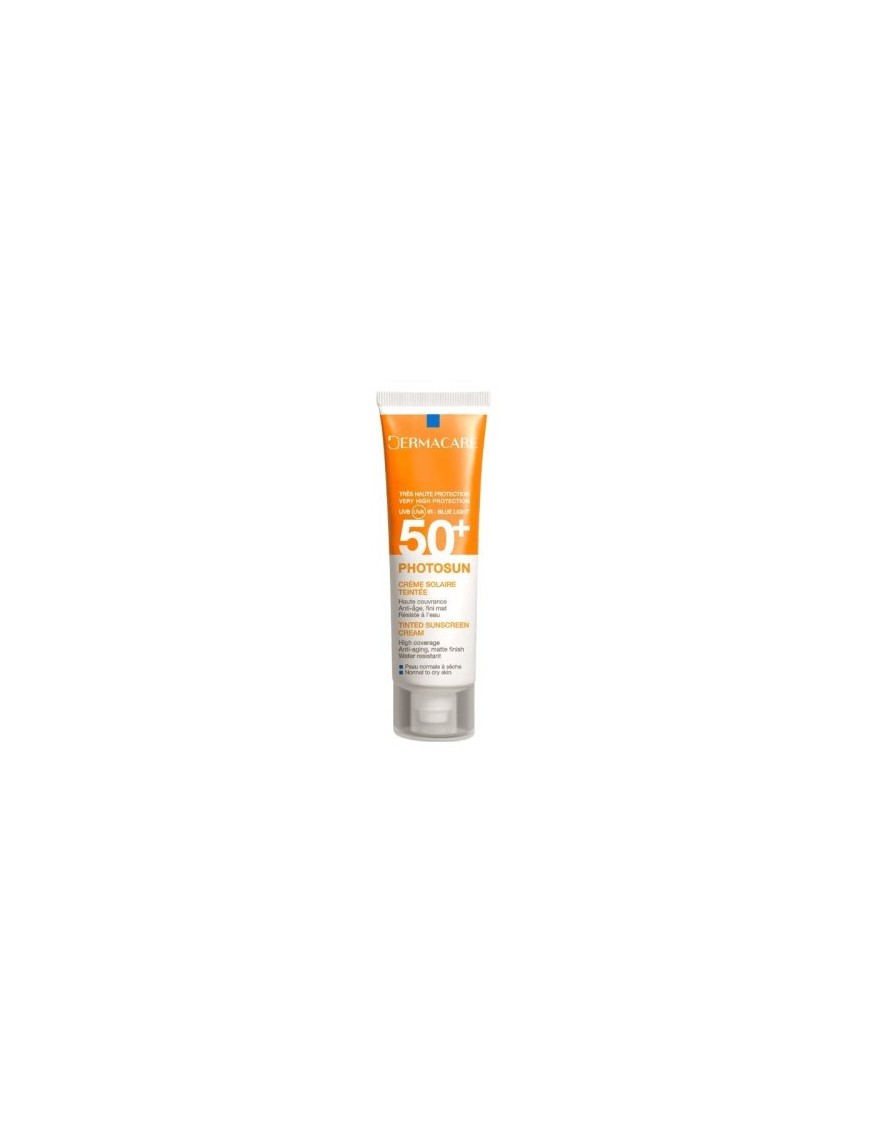 ECRAN SOLAIRE PEAUX SECHES DERMACARE PHOTOSUN TEINTE 1.5 SPF50+ 50ML