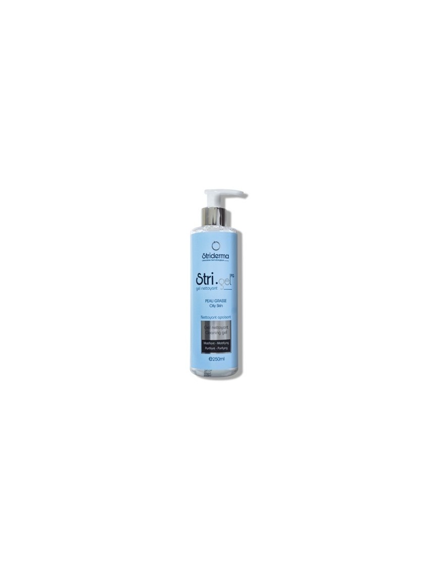 GEL NETTOYANT PEAUX GRASSES STRIDERMA 250ML