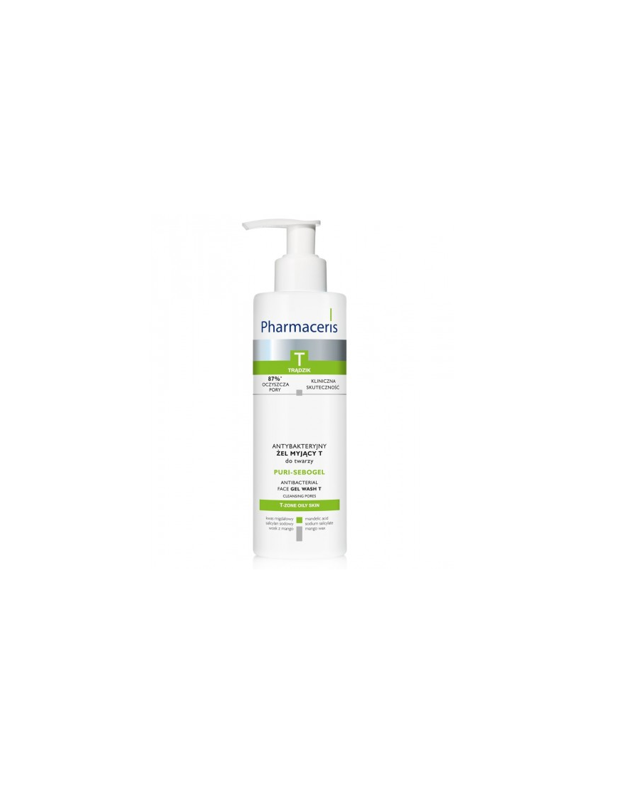 GEL NETTOYANT PEAUX ACNEIQUES PHARMACERIS PURI SEBOGEL 190ML