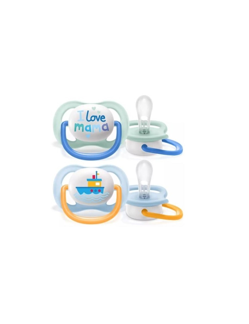 SUCETTES MAMAN BATEAU AVENT ULTRA AIR HAPPY 0-6MOIS
