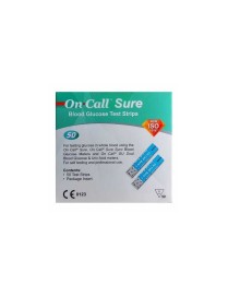 BANDLETTES TEST GLYCEMIE ON CALL SURE BOITE DE 50 UNITES