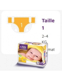 COUCHE BEBE LILAS CONFORT MAX ACTIF 2-4 KG 20 PIECES