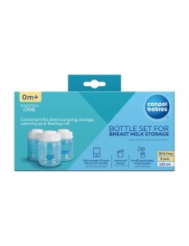 BOUTEILLE DE CONSERVATION LAIT MATERNEL LOT DE 3 CANPOL BABIES  120ML