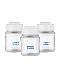 BOUTEILLE DE CONSERVATION LAIT MATERNEL LOT DE 3 CANPOL BABIES  120ML