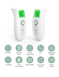 Thermomètre sans contact Momcozy front et oreille – Précision rapide