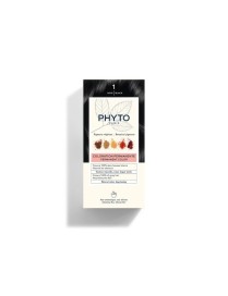 Coloration Permanente Phyto Color Noir 1 – Soin Naturel Cheveux