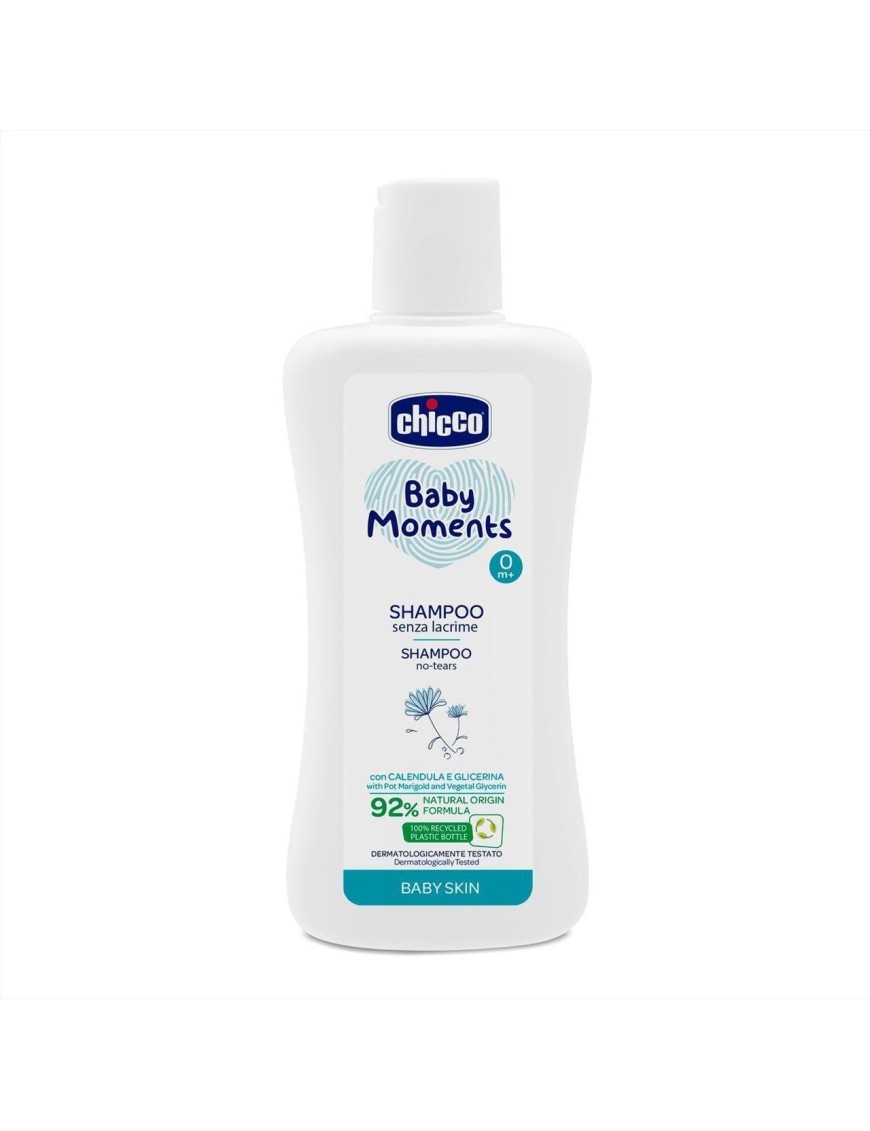 SHAMPOOING BEBE CHICCO BABY MOMENTS 200ML