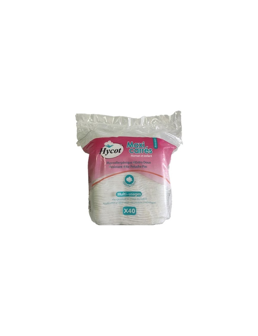 COTON CARRES HYCOT 40 PIECES