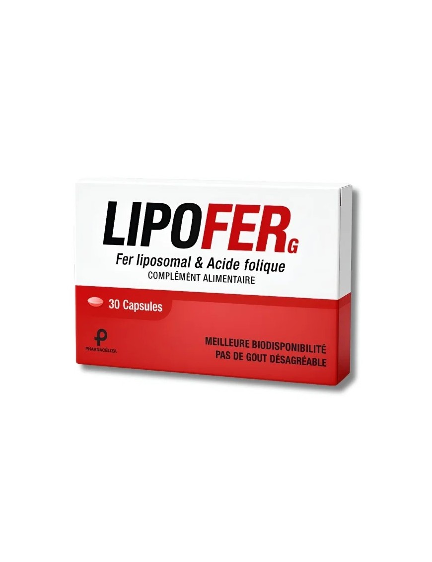 COMPLEMENT ALIMENTAIRE PHARMAVERA LIPOFER 30 CAPSULES