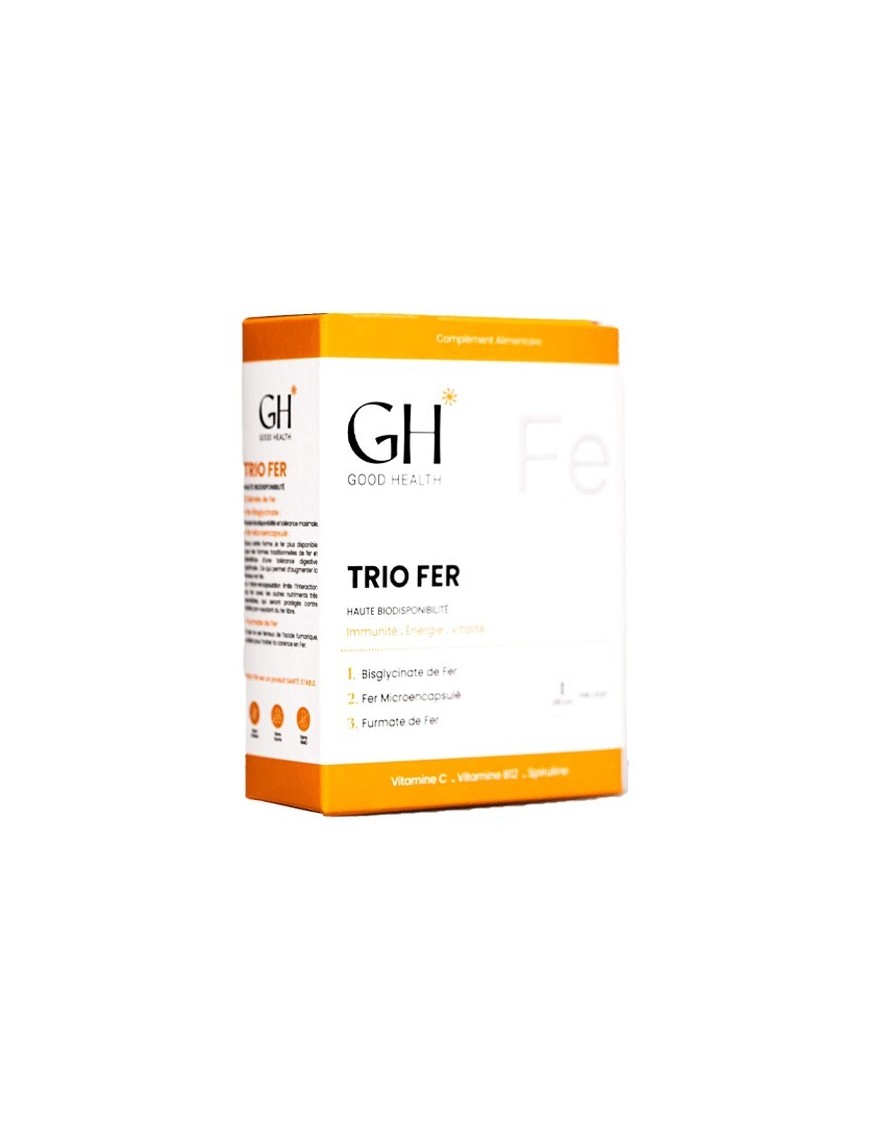 COMPLEMENT ALIMENTAIRE GOOD HEALTH TRIO FER 30 GELULES