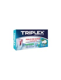 COMPLEMENT ALIMENTAIRE TRIPLEX MAUX DE GORGE PHARYNGITE EUCALYPTUS 16 COMPRIMES